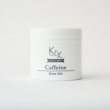 skincare base gel in white container