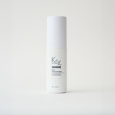 white bottle of skincare