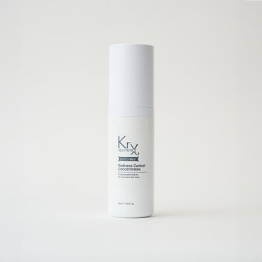 white bottle of skincare