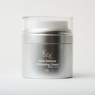silver container of skincare
