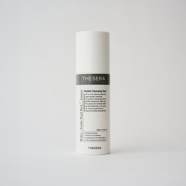 white bottle of skincare