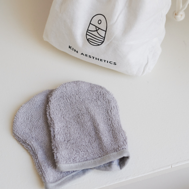 Esthetician Bamboo Facial Mitts - by Kin Aesthetics