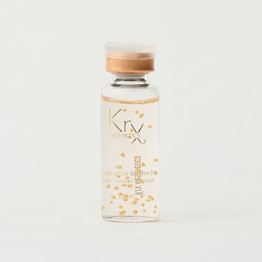 skincare solution in a glass vial