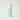 green bottle of skincare with a white top